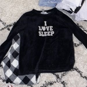 Fleece PJ set for the winter